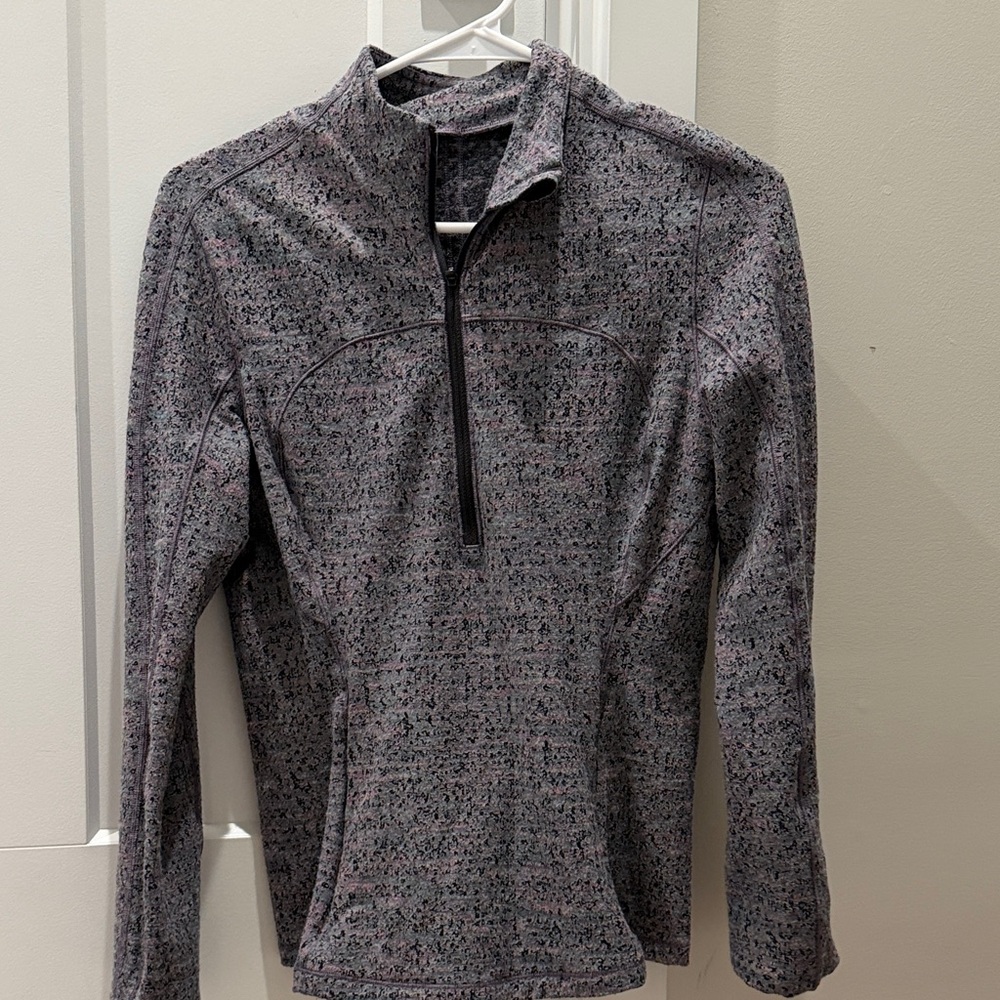 Women’s Gray Quarter-Zip Jacket